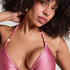 Haut de bikini triangle Kallua, Rose