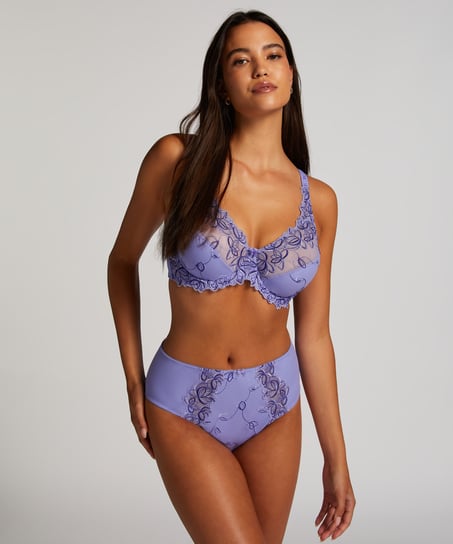 Slip taille haute Diva, Violet