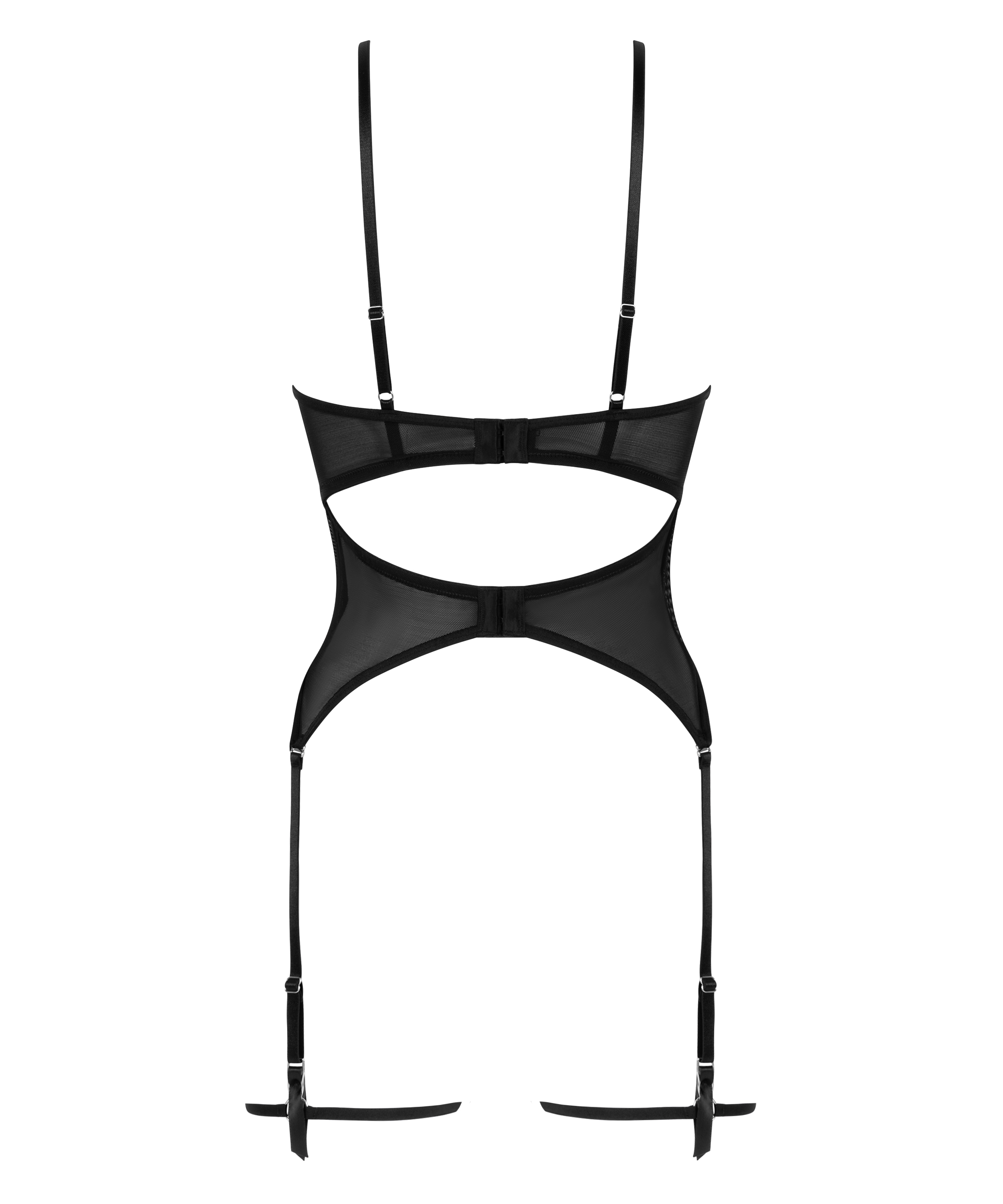 Bustier Isabelle, Noir, main