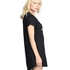 Chemise de nuit col en V, Noir