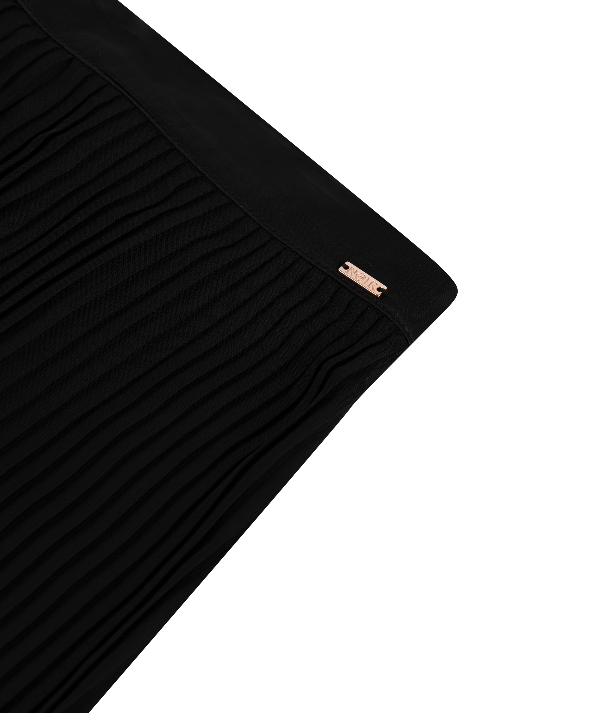 Pantalon Plisse, Noir, main