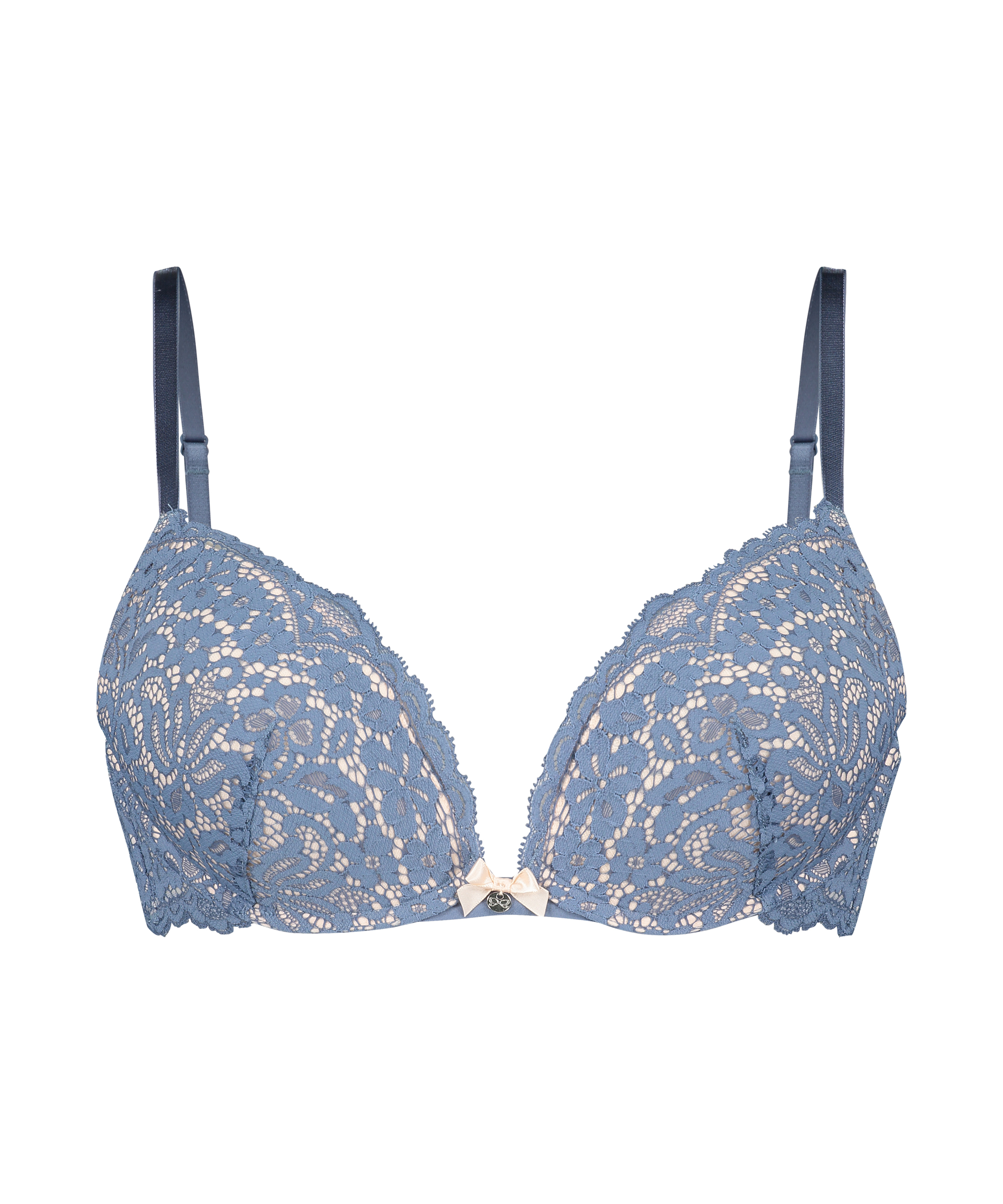 Soutien-gorge push-up &agrave; armatures rembourr&eacute; Rose, Bleu, main