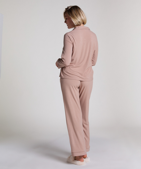 Chemise côtelée Essential, Beige