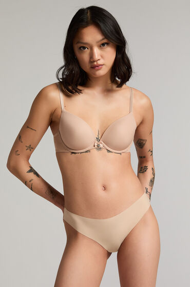 Hunkemöller Slip brésilien Invisible Micro Beige