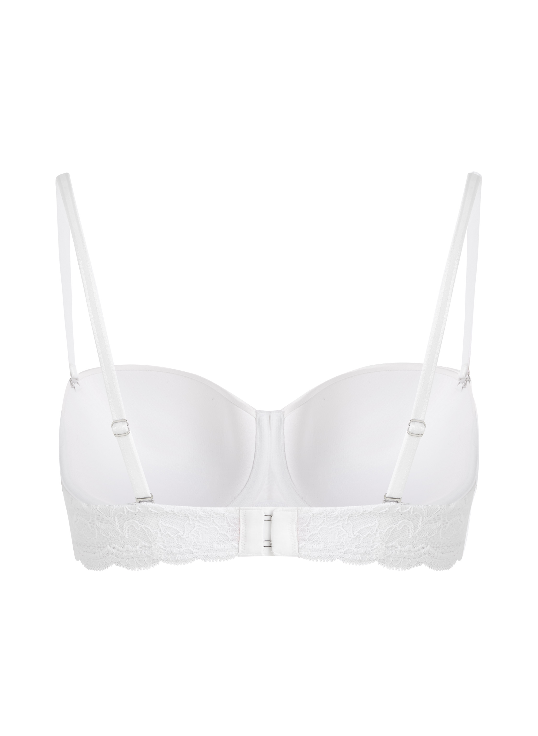 Soutien-gorge à armatures préformé sans bretelles Angie, Blanc, main