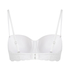 Soutien-gorge à armatures préformé sans bretelles Angie, Blanc