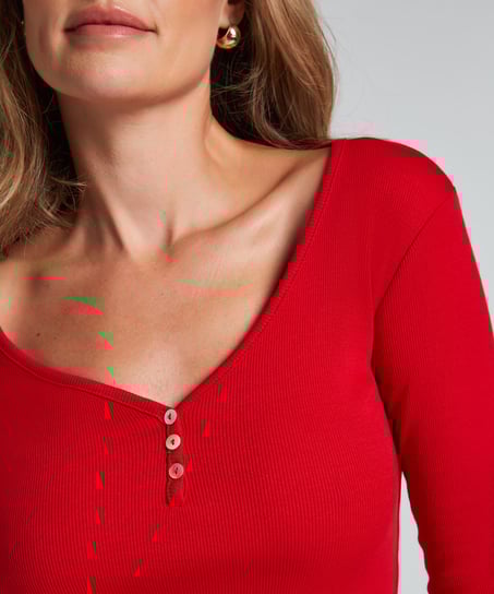 Haut de pyjama, Rouge