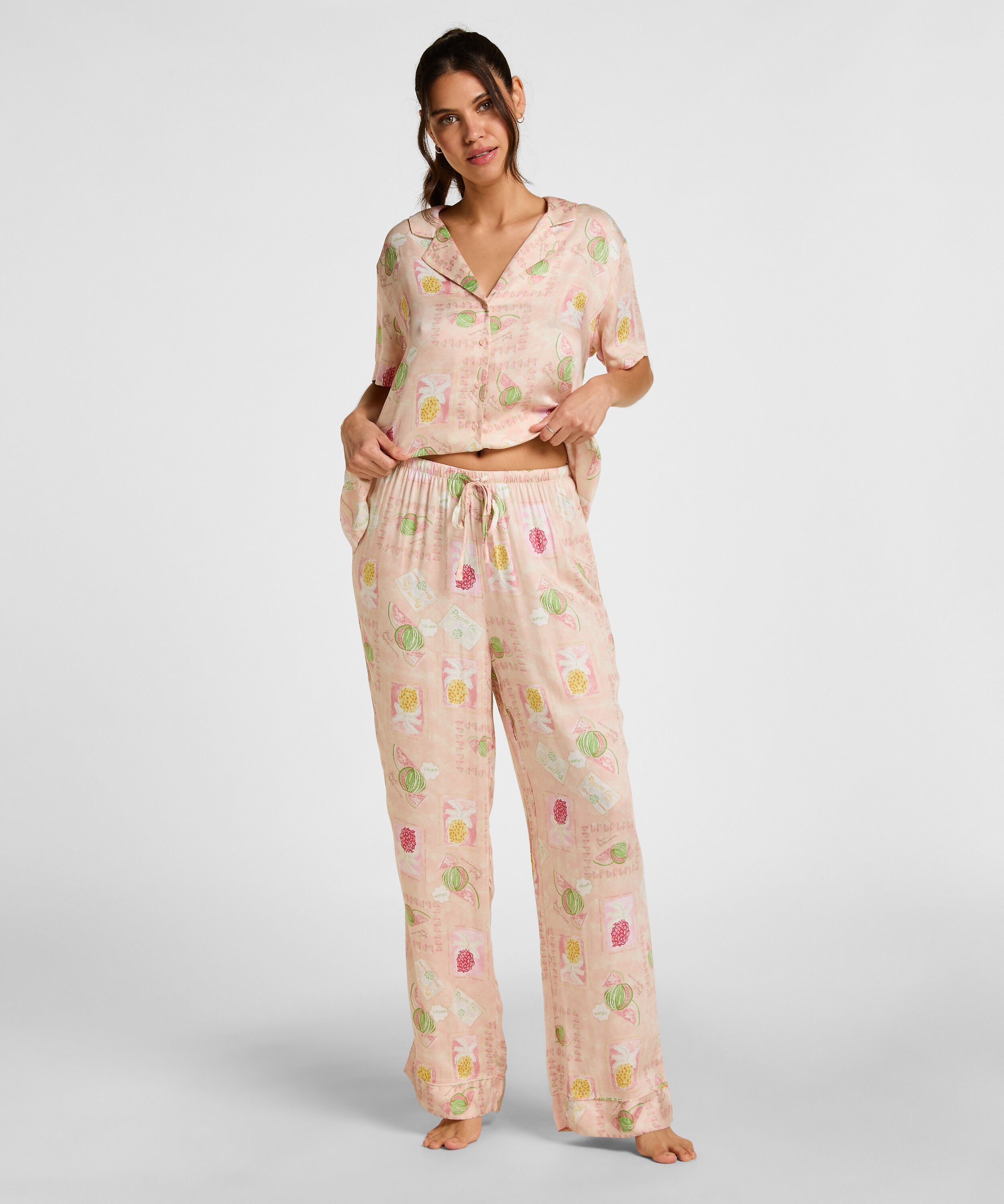 Pantalon Satin, Orange