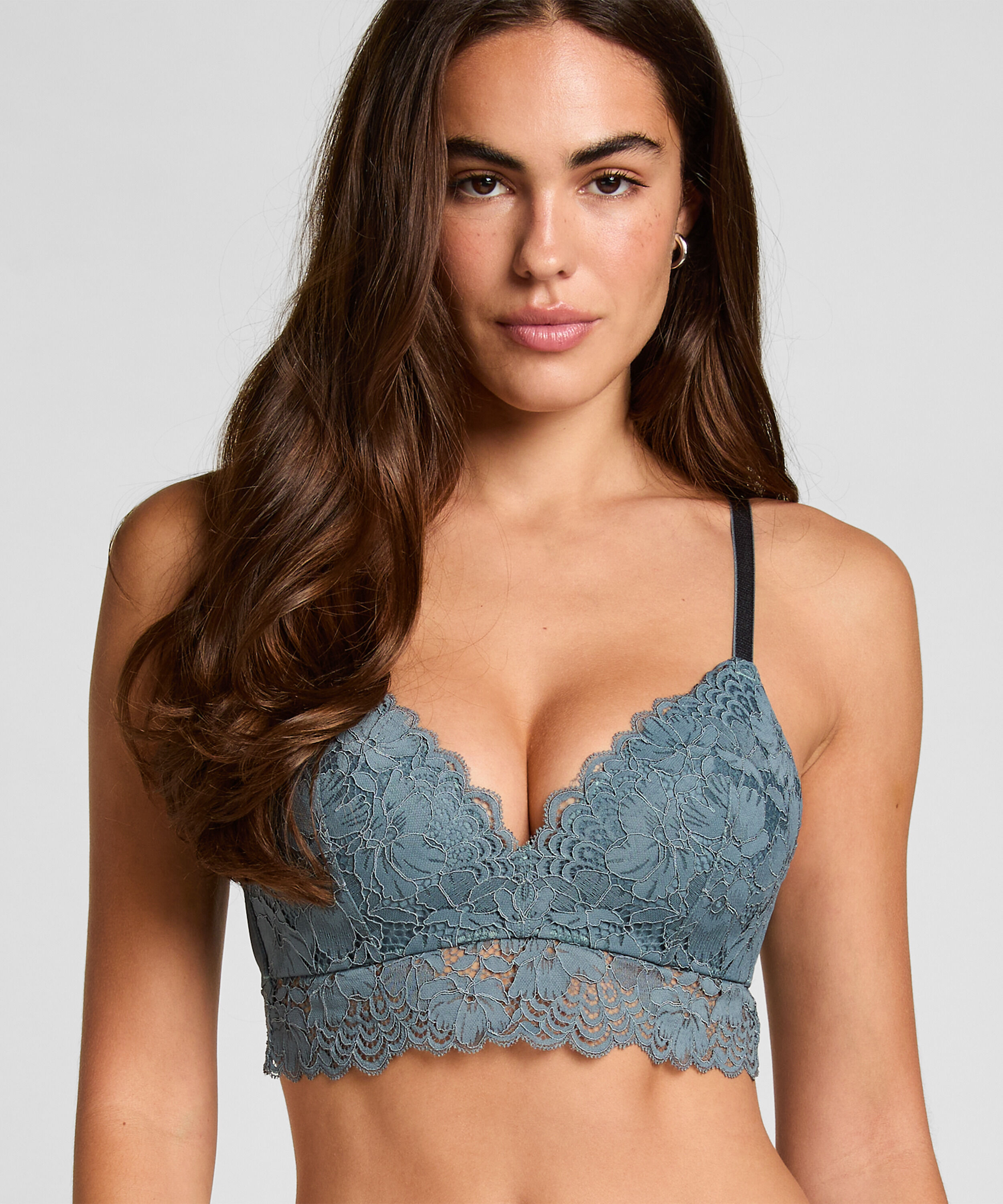 Soutien-gorge sans armatures préformé Andrea, Bleu Soutien-gorge sans armatures préformé Andrea, Bleu