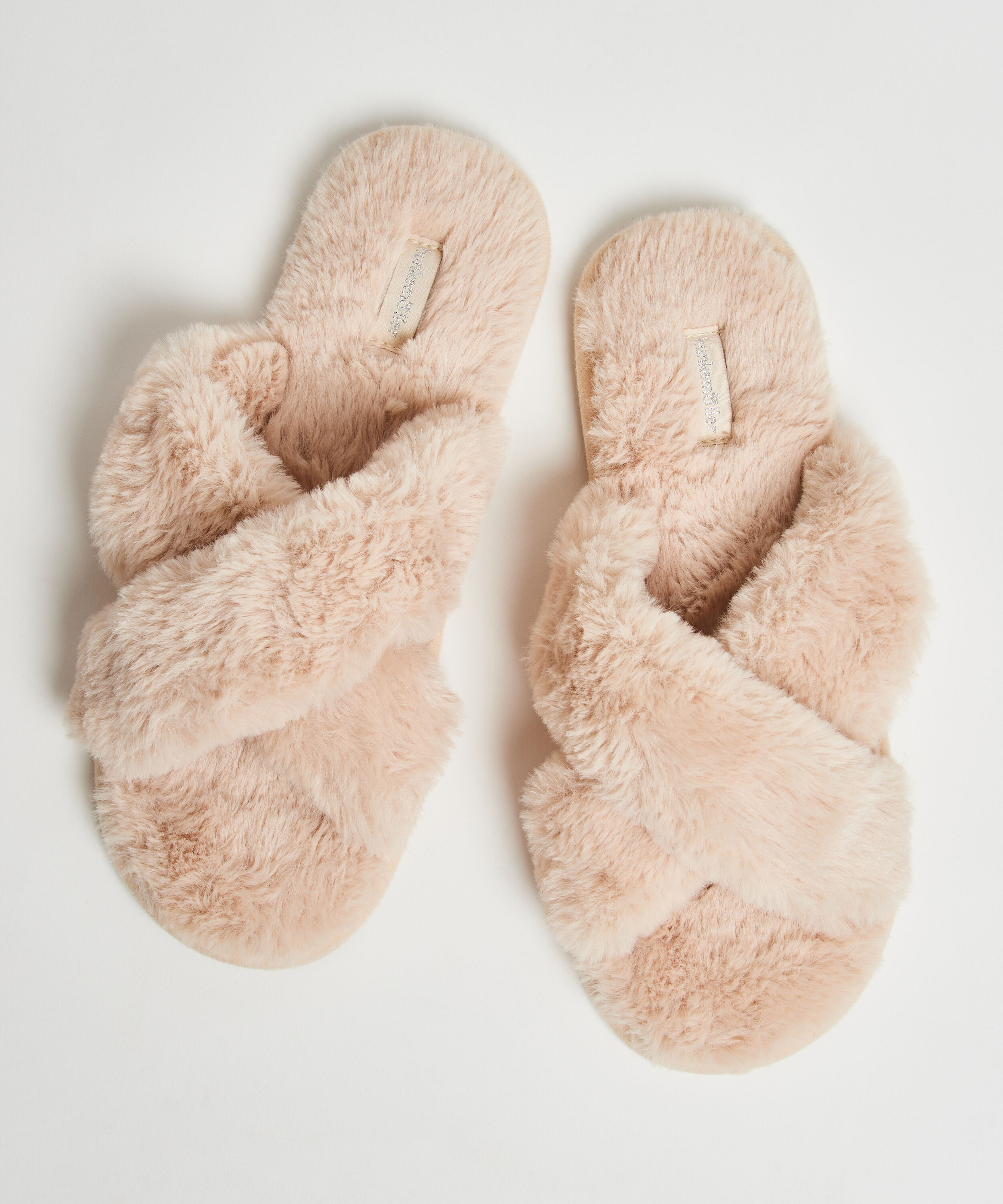 Cross Straps Indoor Sandal, Beige