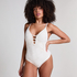 Maillot de bain en crochet, Blanc