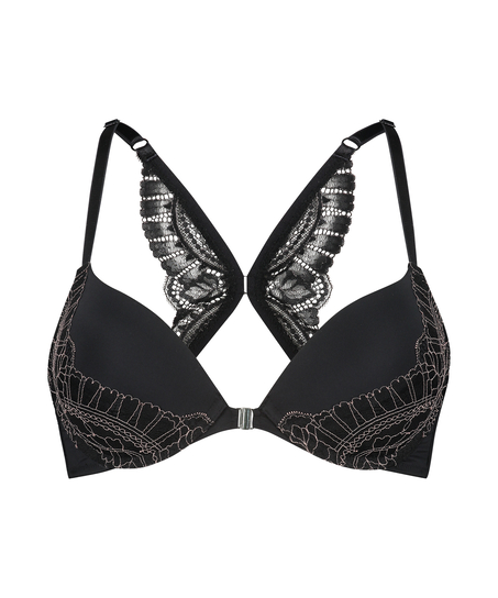 Soutien-gorge push-up à armatures préformé Coco, Noir
