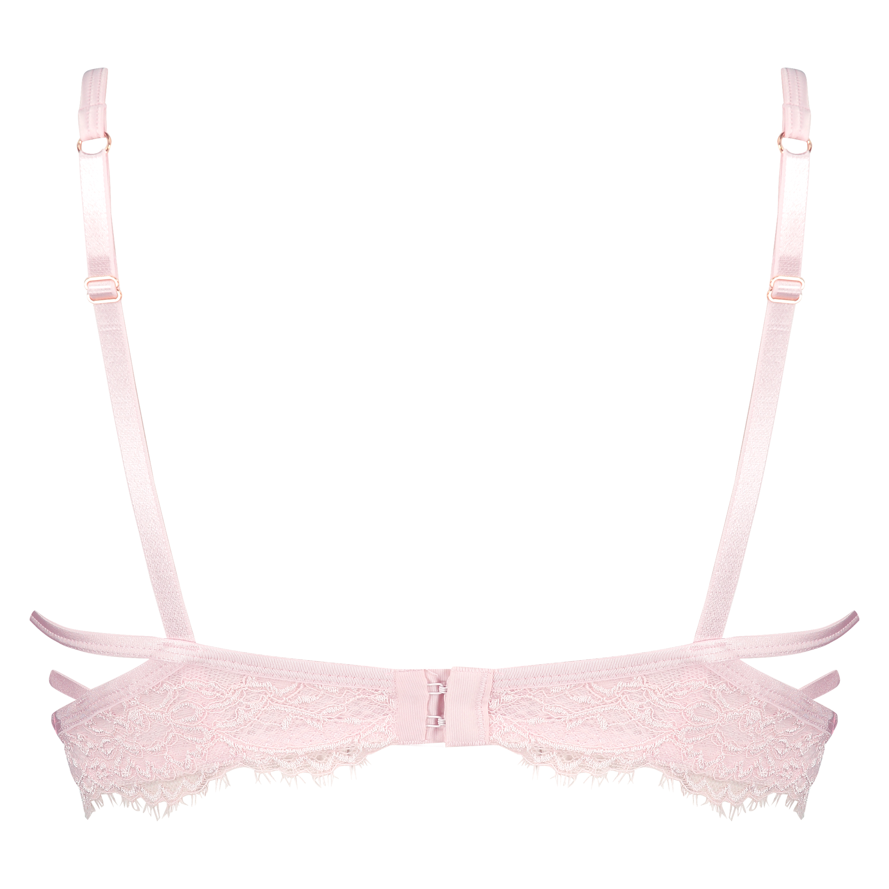 Soutien-gorge à armatures non-préformé longline Eve, Rose, main