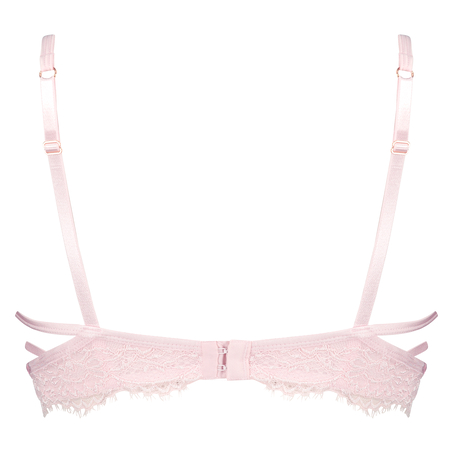 Soutien-gorge à armatures non-préformé longline Eve, Rose