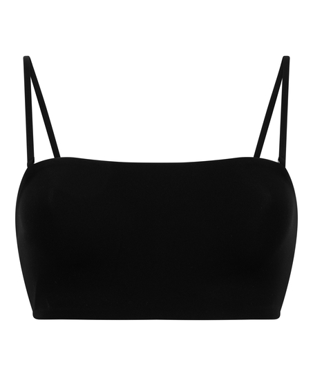 Bandeau Bralette Smooth, Noir