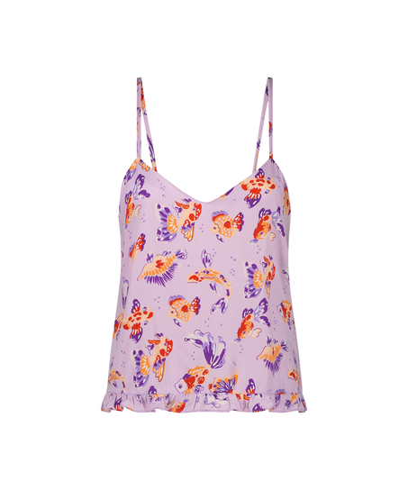 Cami top Satin, Violet