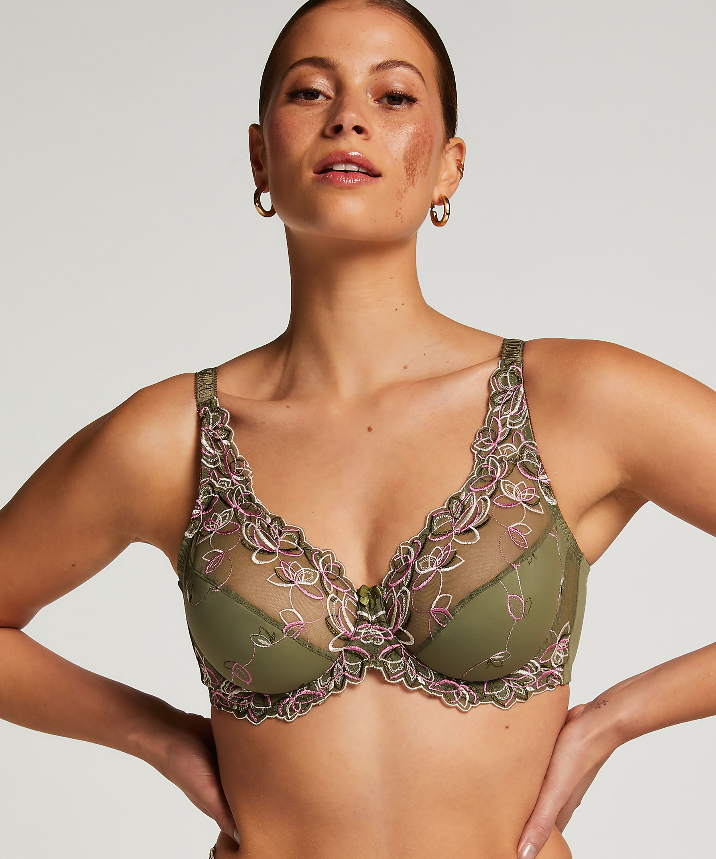 Soutien-gorge à armatures non-préformé Diva, Vert
