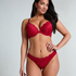 Soutien-gorge à armatures préformé push-up Marine, Rouge