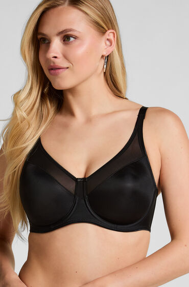 Hunkemöller Soutien-gorge à armatures non-préformé minimiseur Nina Noir