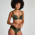 Soutien-gorge à armatures préformé Plunge, Vert