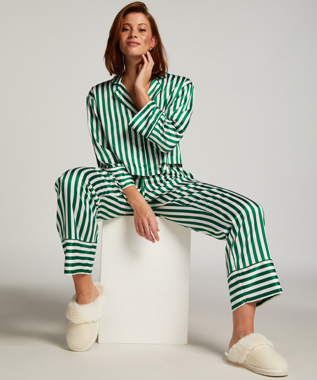 Veste à manches longues Satin, Vert