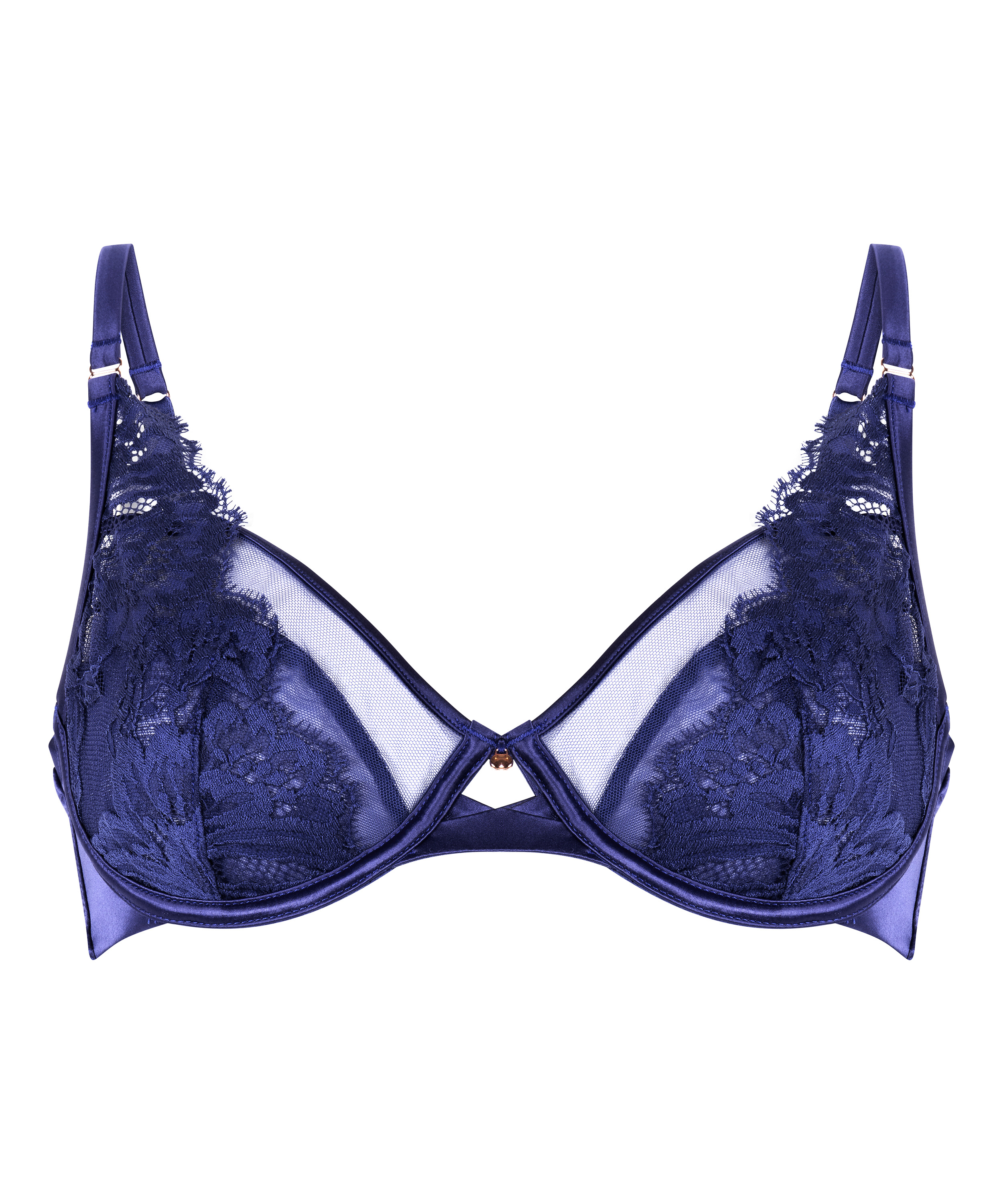 Soutien-gorge à armatures non-rembourré Grace, Bleu, main