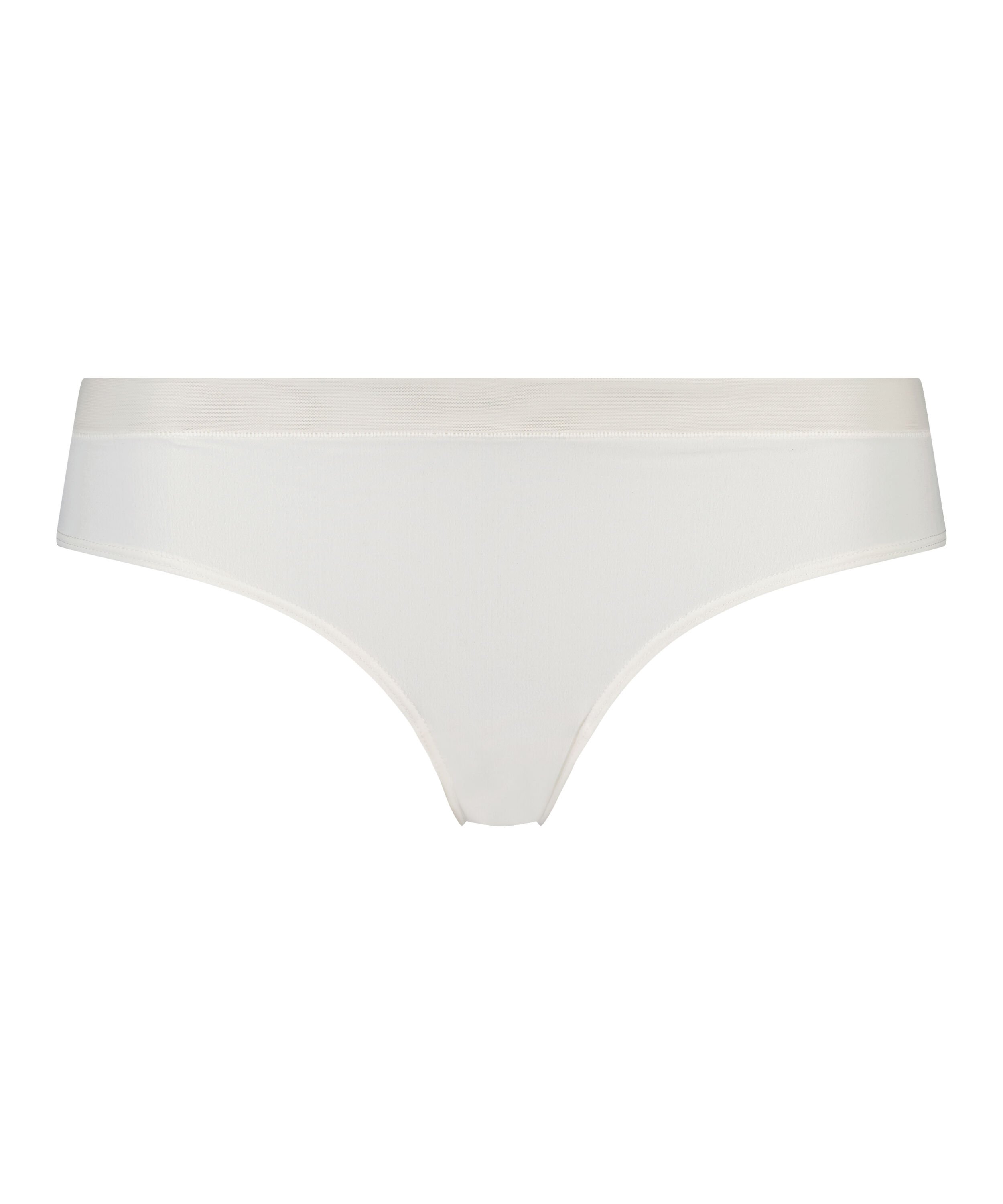 Slip br&eacute;silien Mesh, Blanc
