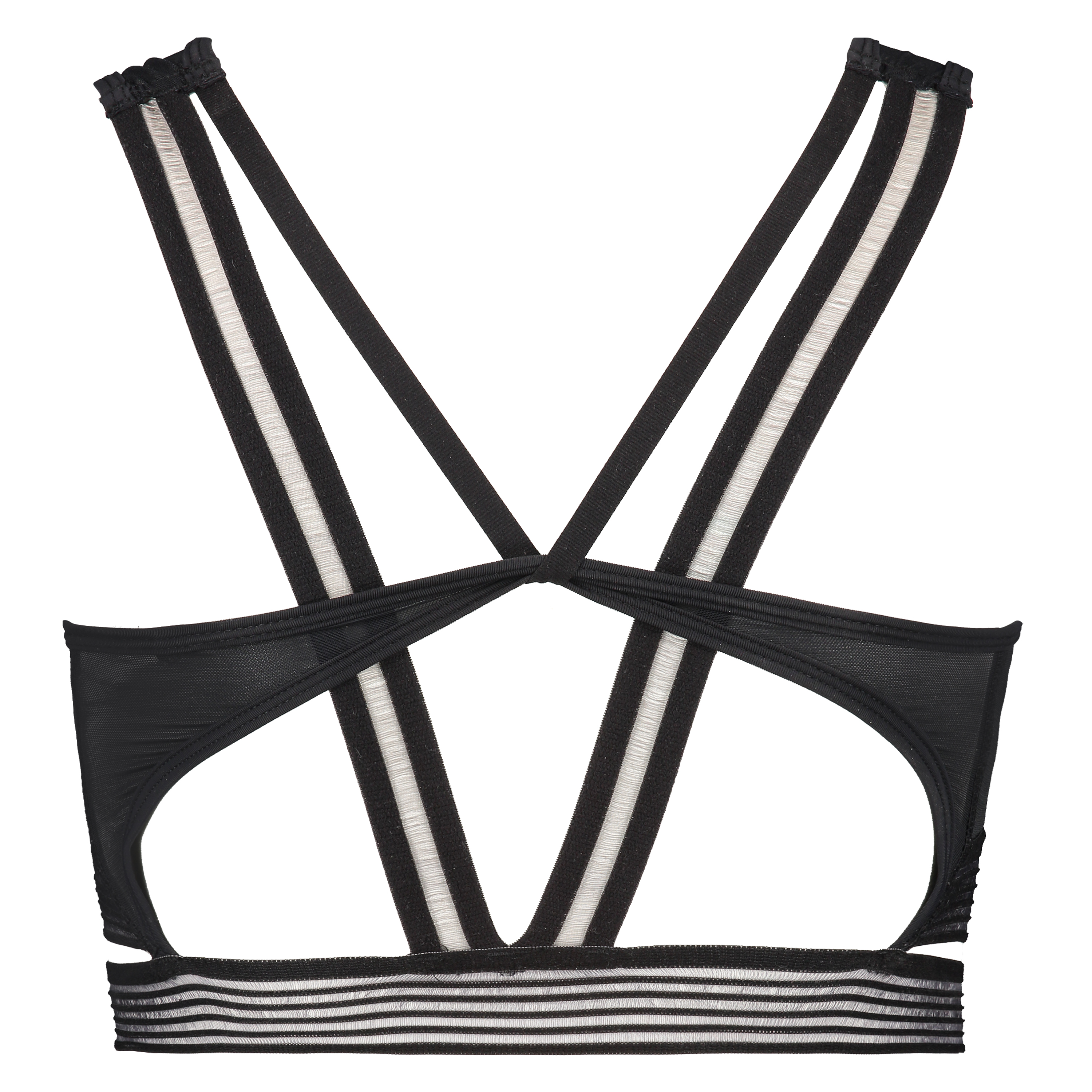 Soutien-gorge de sport HKMX Niveau 1, Noir, main