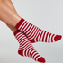 Lot de 2 Paires de Chaussettes Cosy, Rouge