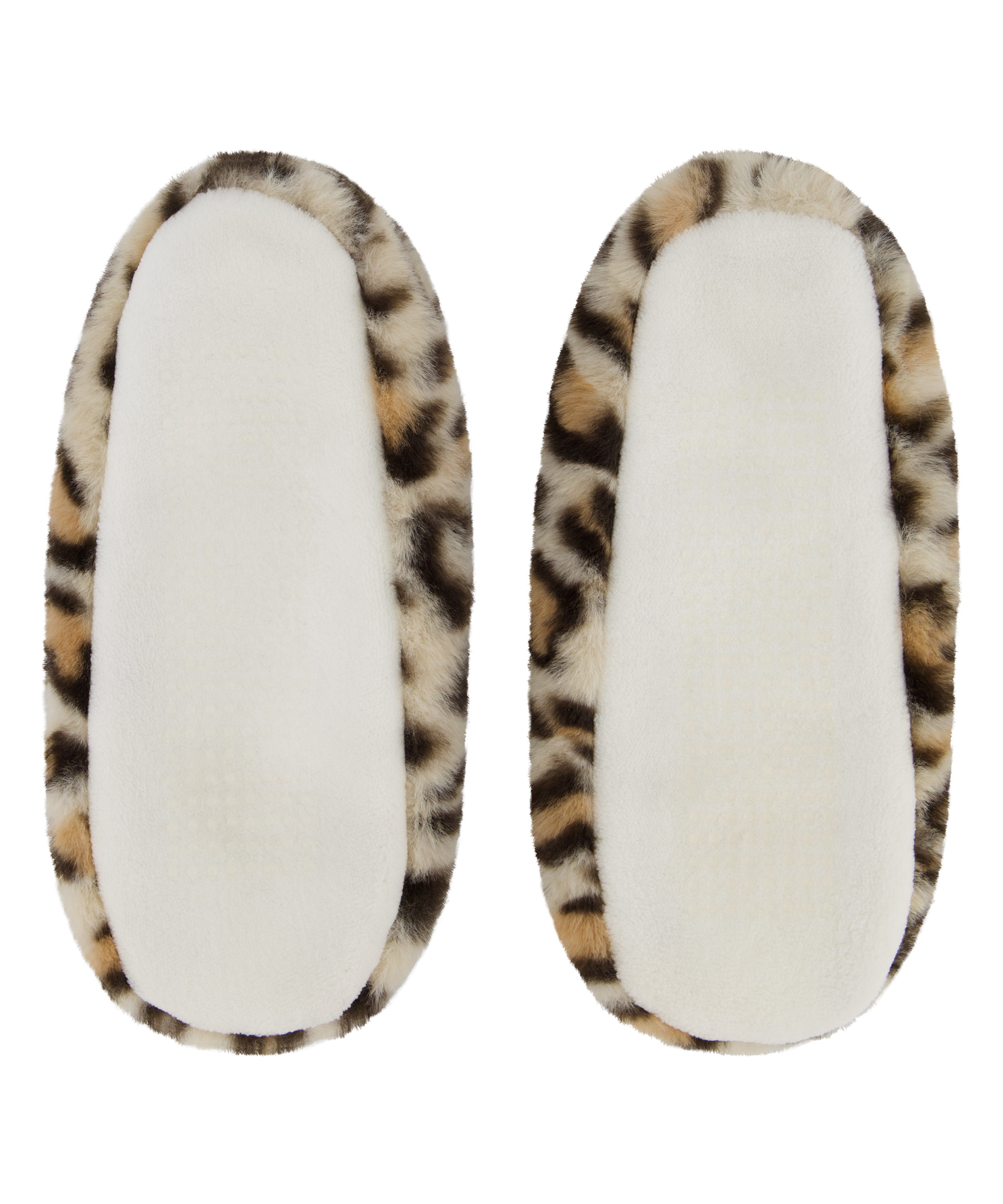 Ballerines Cosy Leopard, Beige, main