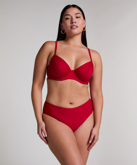Bas de bikini Midi Luna Rio, Rouge
