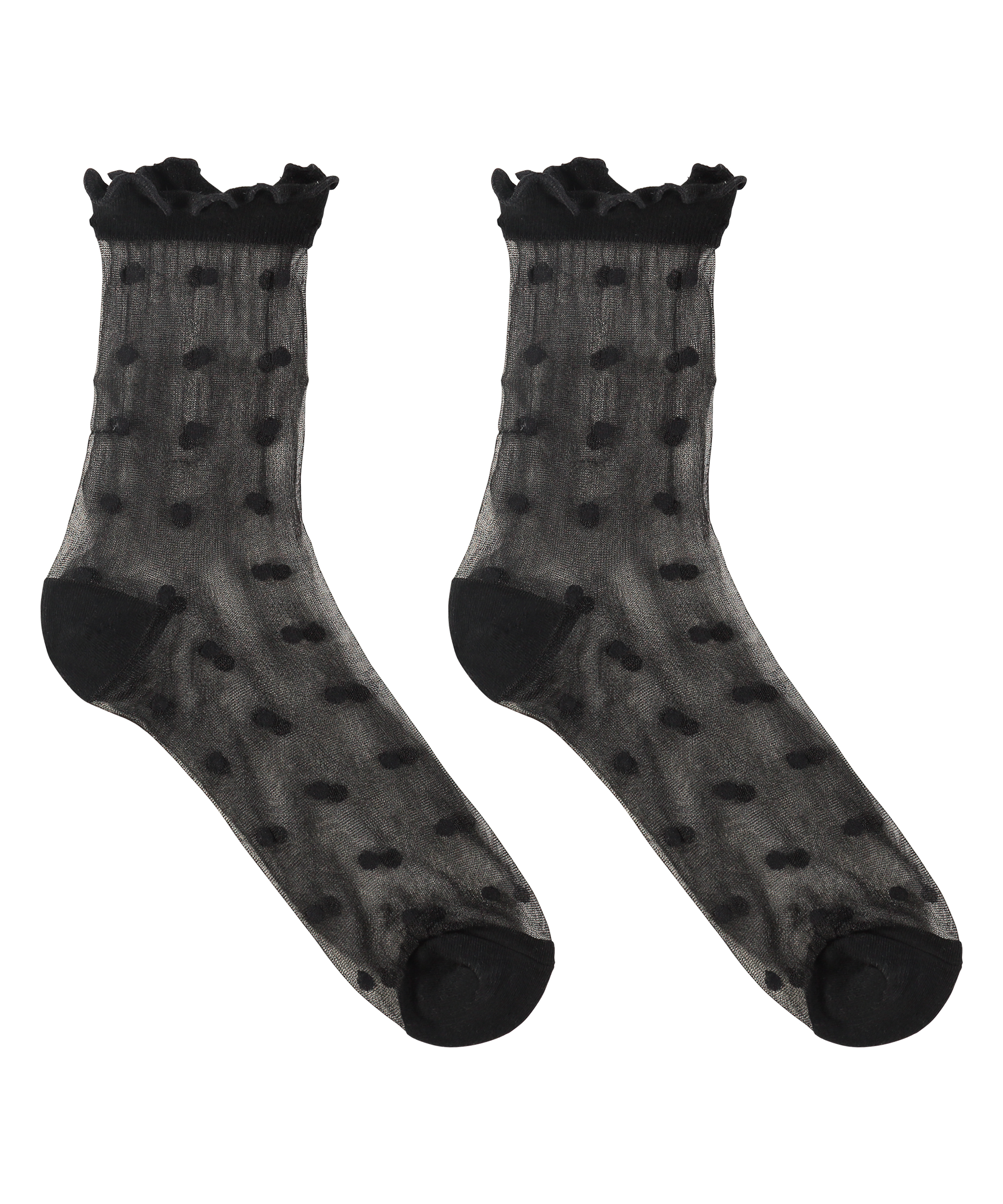 1 paire de chaussettes, Noir, main