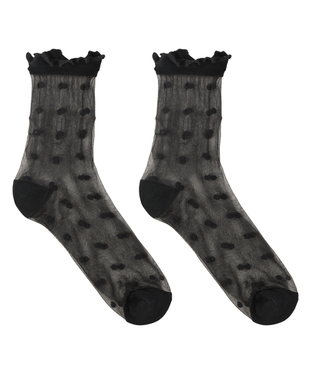 1 paire de chaussettes, Noir
