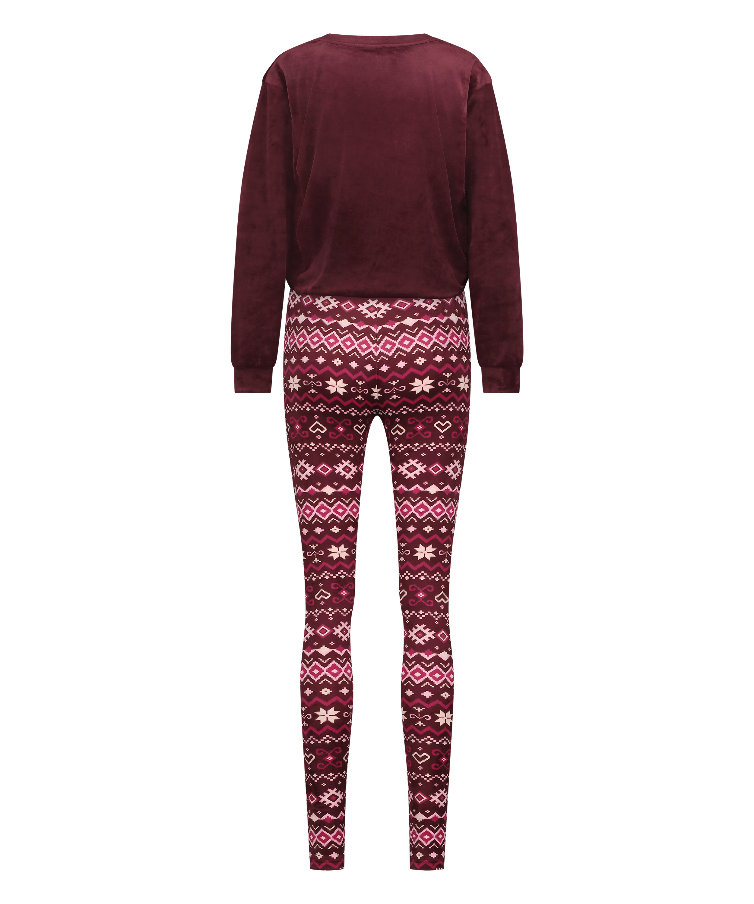 Pyjama avec sac, Rouge, main