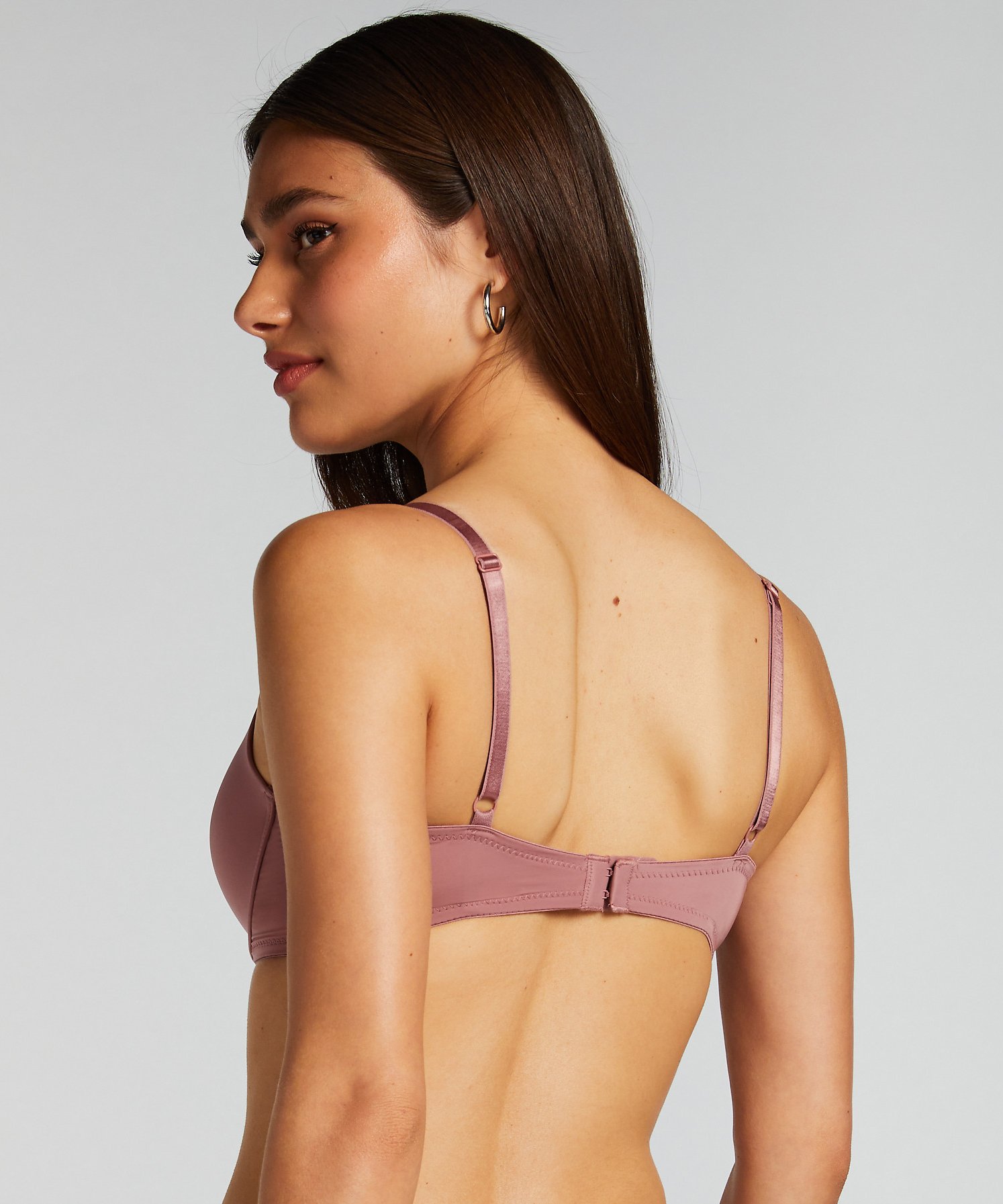 Soutien-gorge à armatures préformé Plunge, Rose, main
