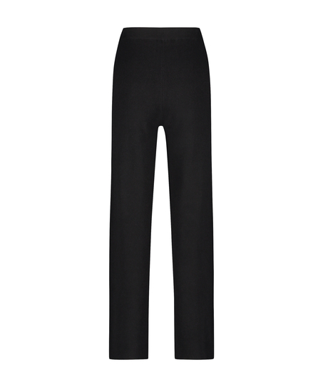 Premium Pantalons Longs Knit, Noir