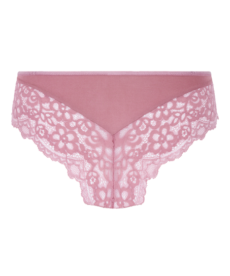 Slip brésilien Marine, Rose
