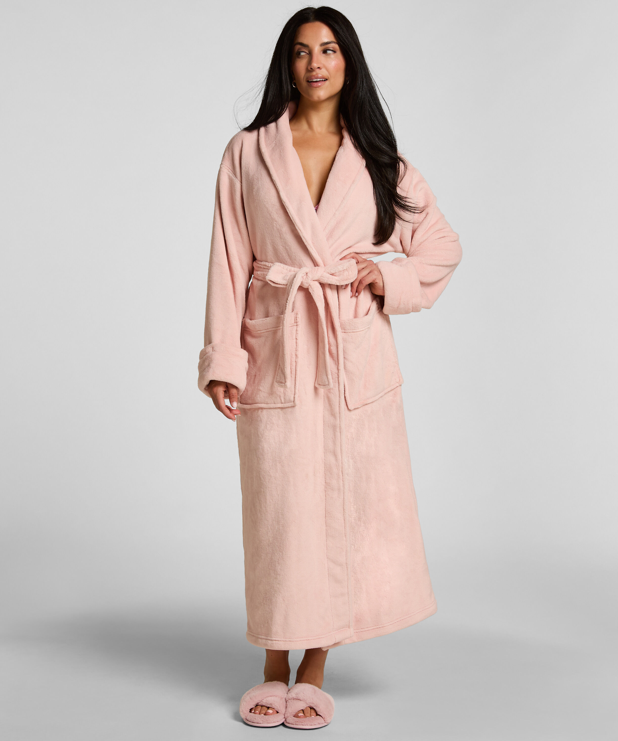 Peignoir en polaire douce