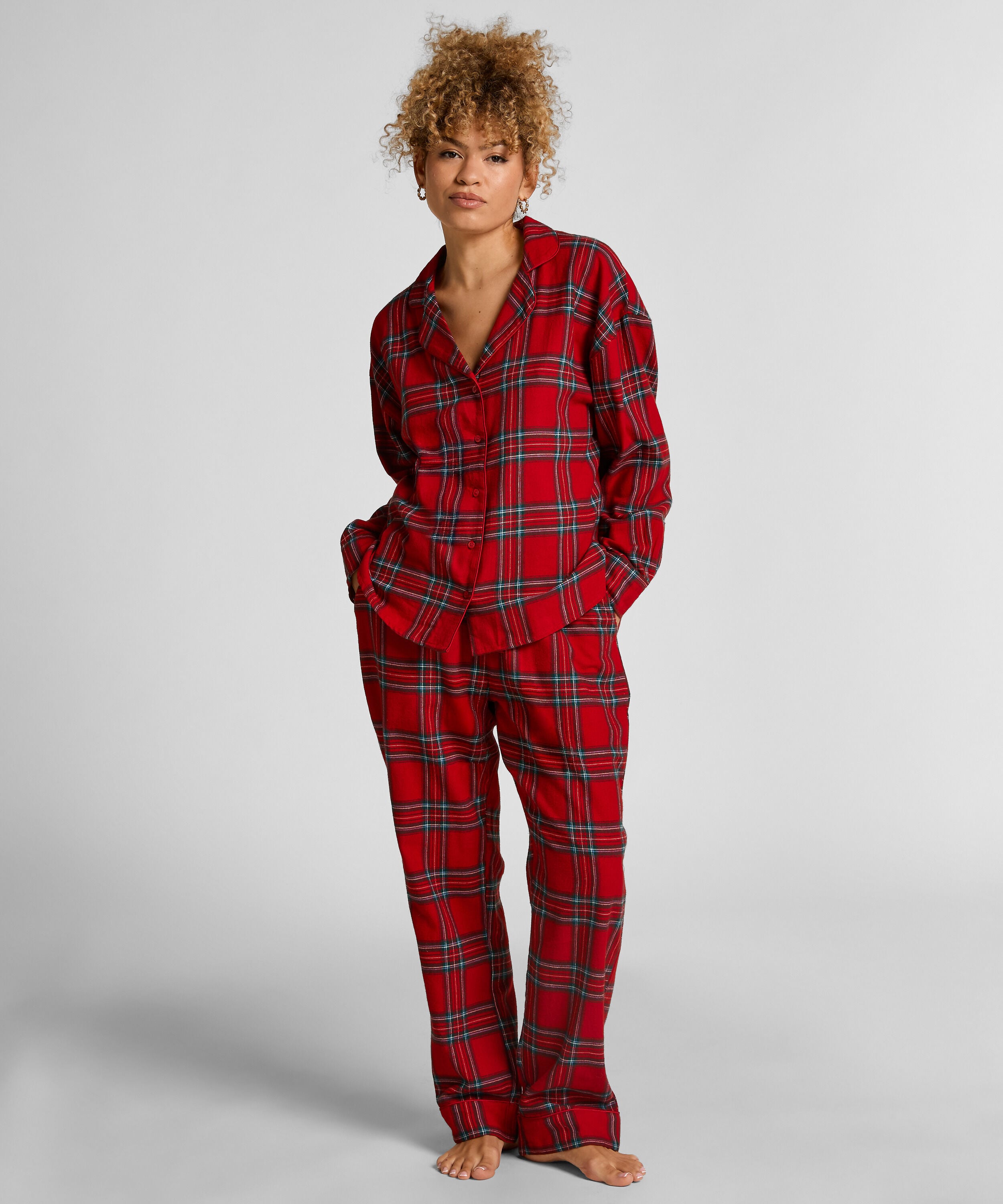 Petite pantalon de Pyjama Flanelle, Rouge