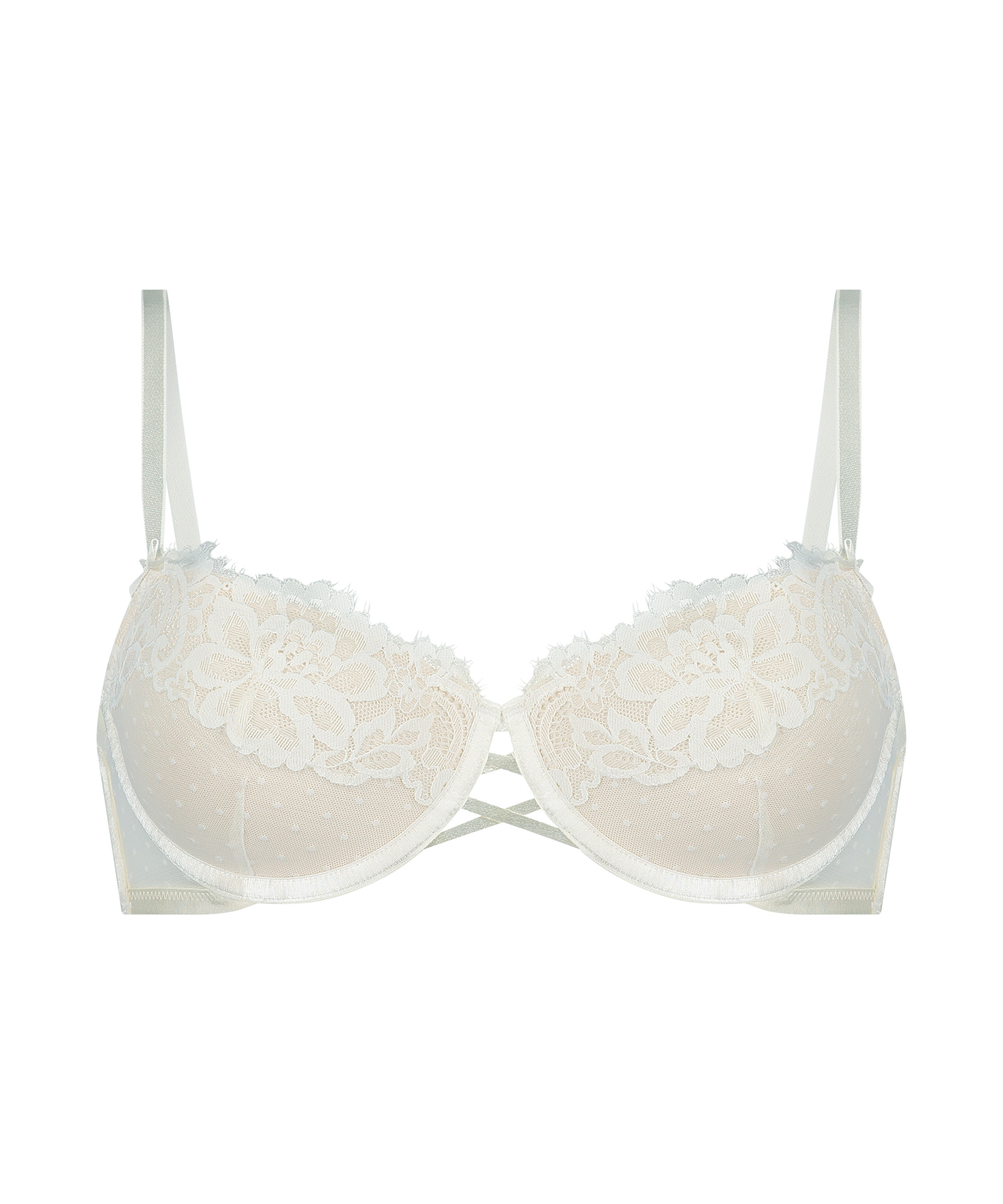 Soutien-gorge à armatures préformé Harmony, Blanc, main