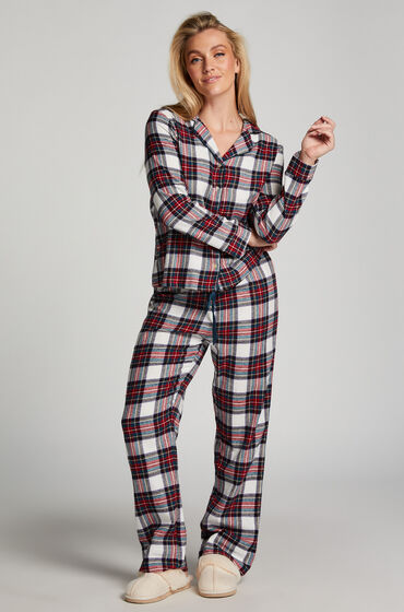 Hunkemöller Pyjama Twill Blanc