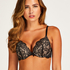 Soutien-gorge push-up à armatures préformé Teddy, Noir