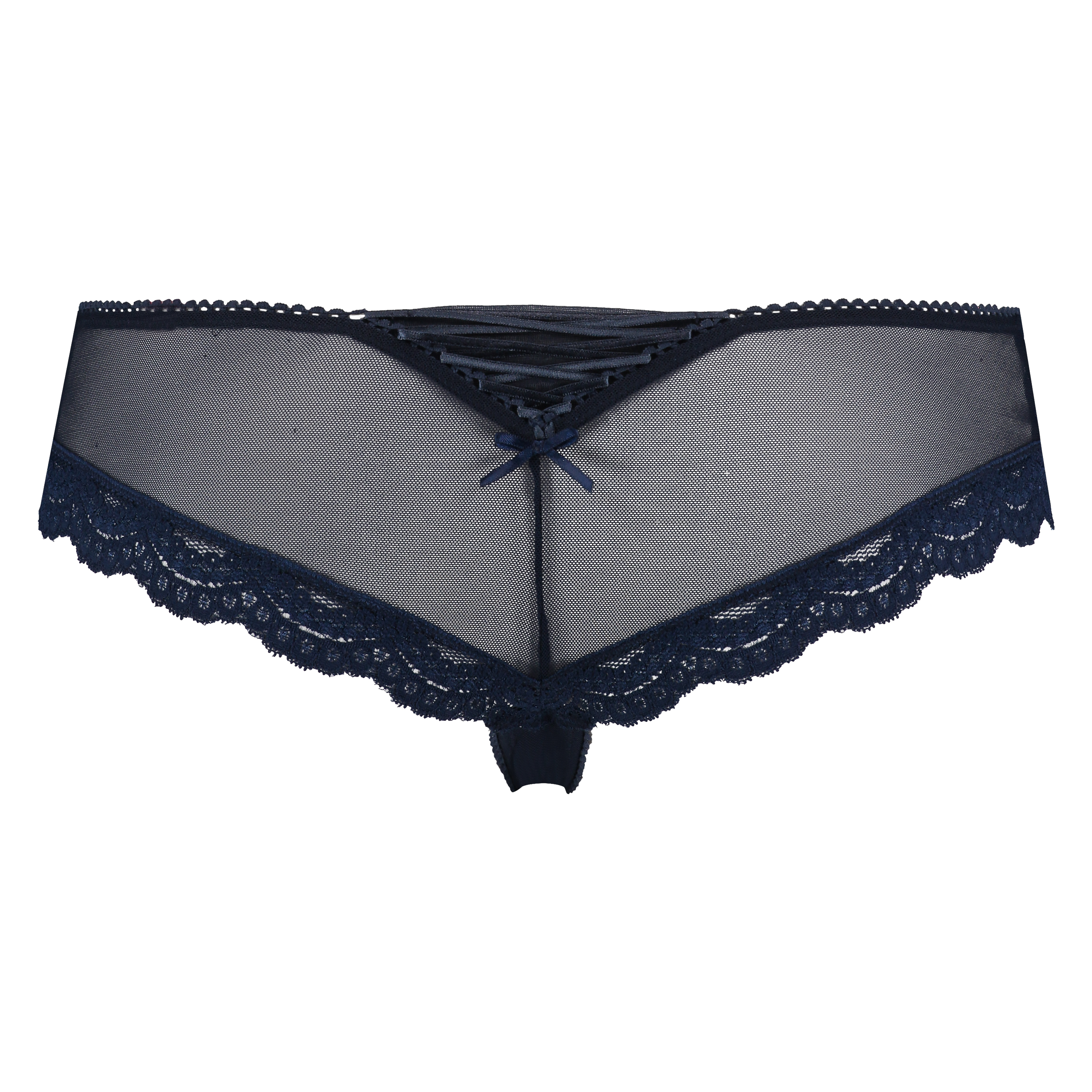 Slip brésilien Carly, Bleu, main