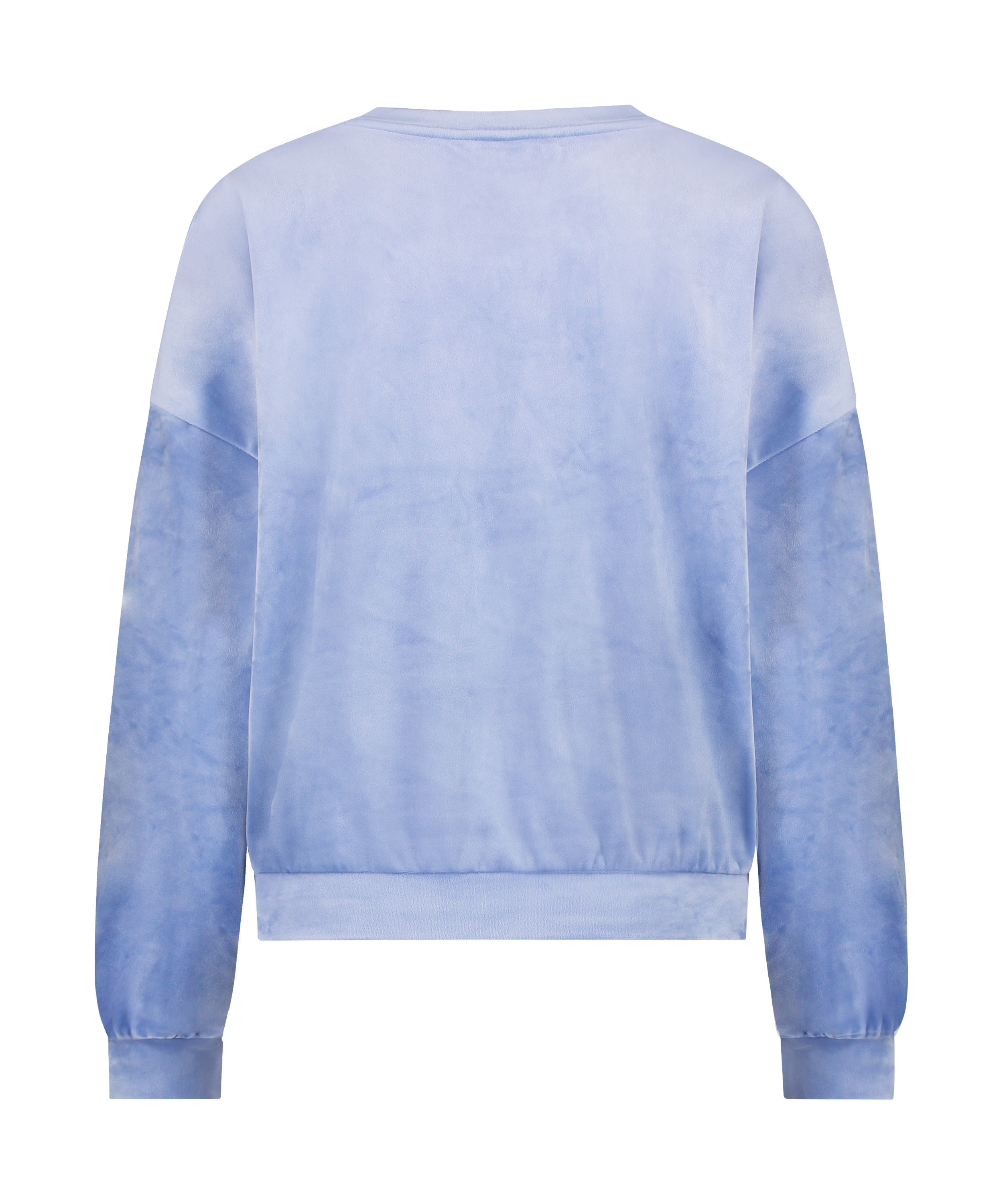 Top Velours, Bleu, main