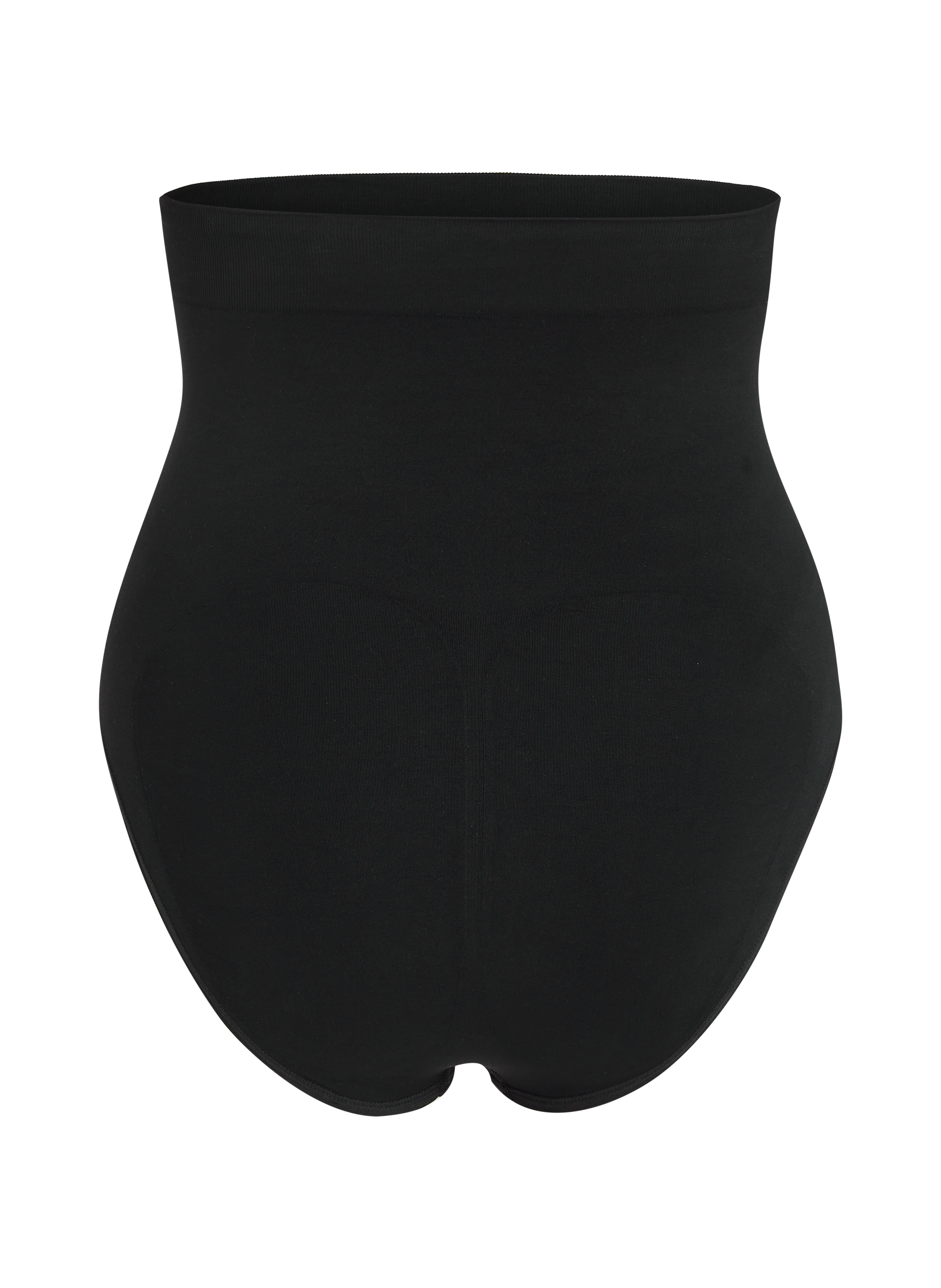 Slip Rio taille haute sans coutures mettant en valeur la silhouette, Noir, main