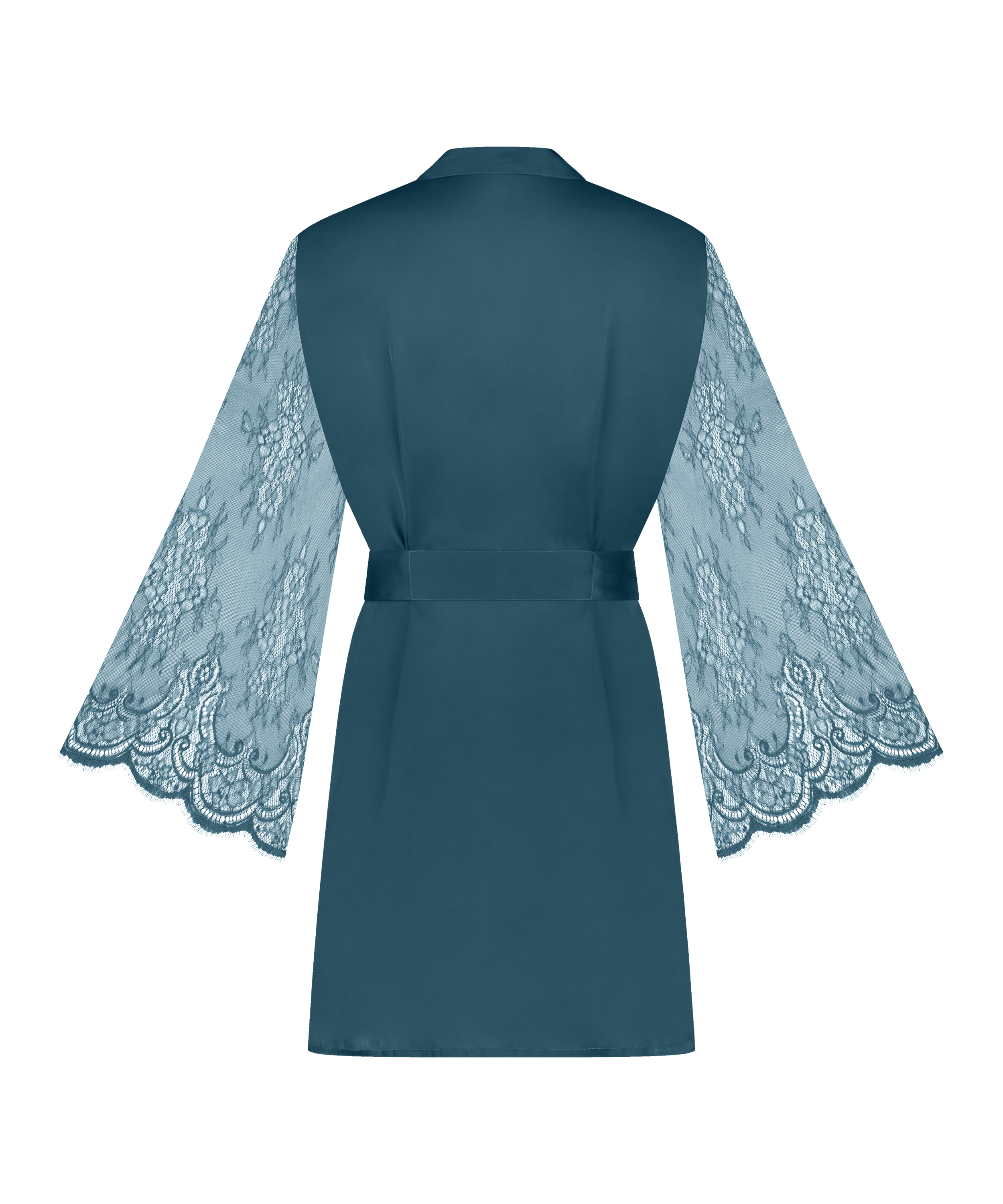 Kimono Satin, Bleu, main