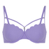 Haut de bikini préformé à armatures Scallop, Violet