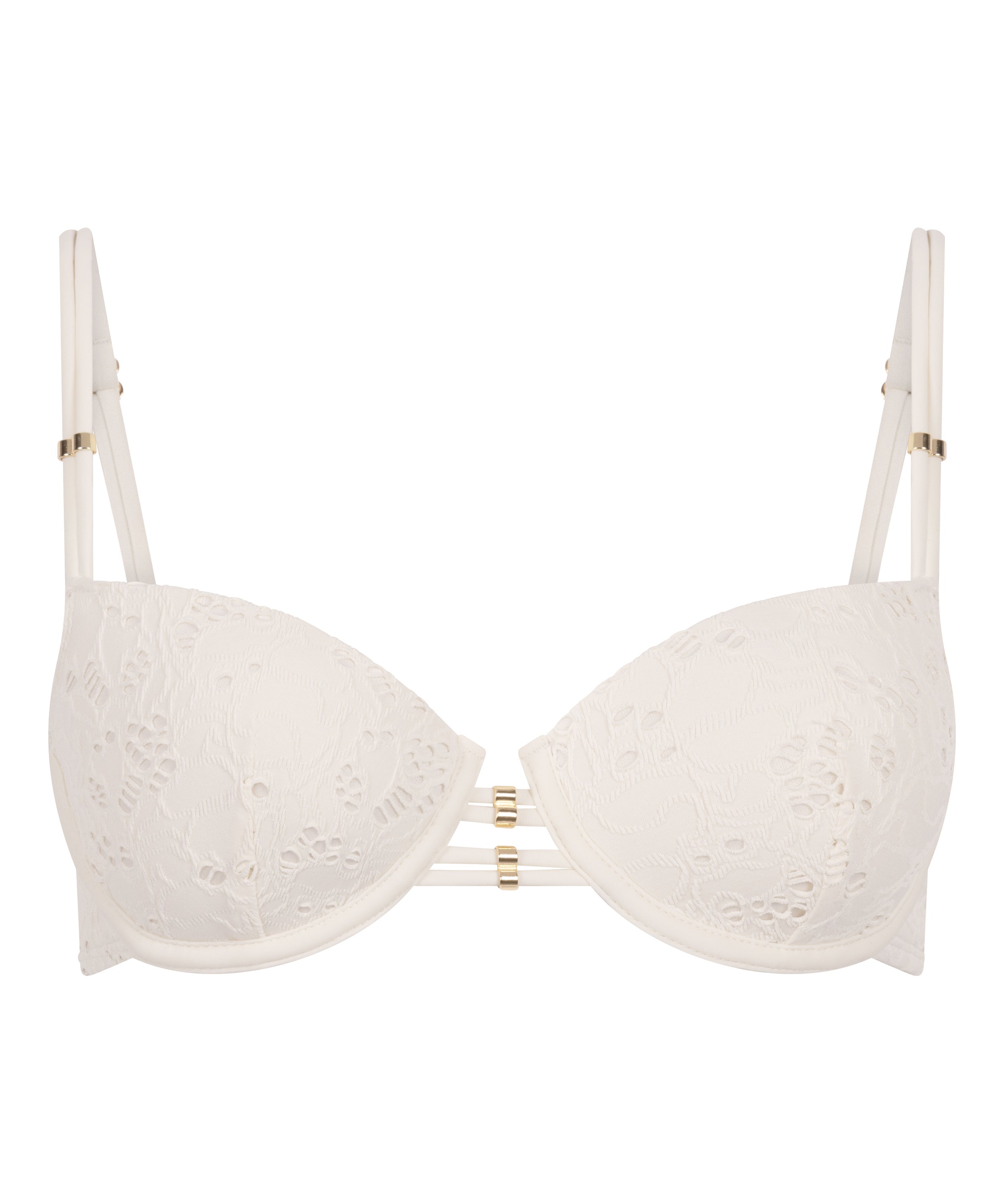 Crochet Bikini Top, Blanc, main