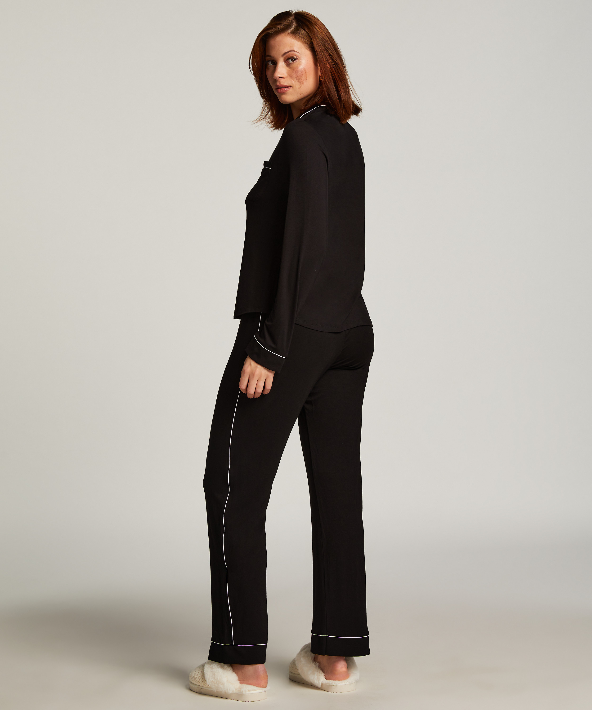 Pantalon en jersey Essential, Noir, main