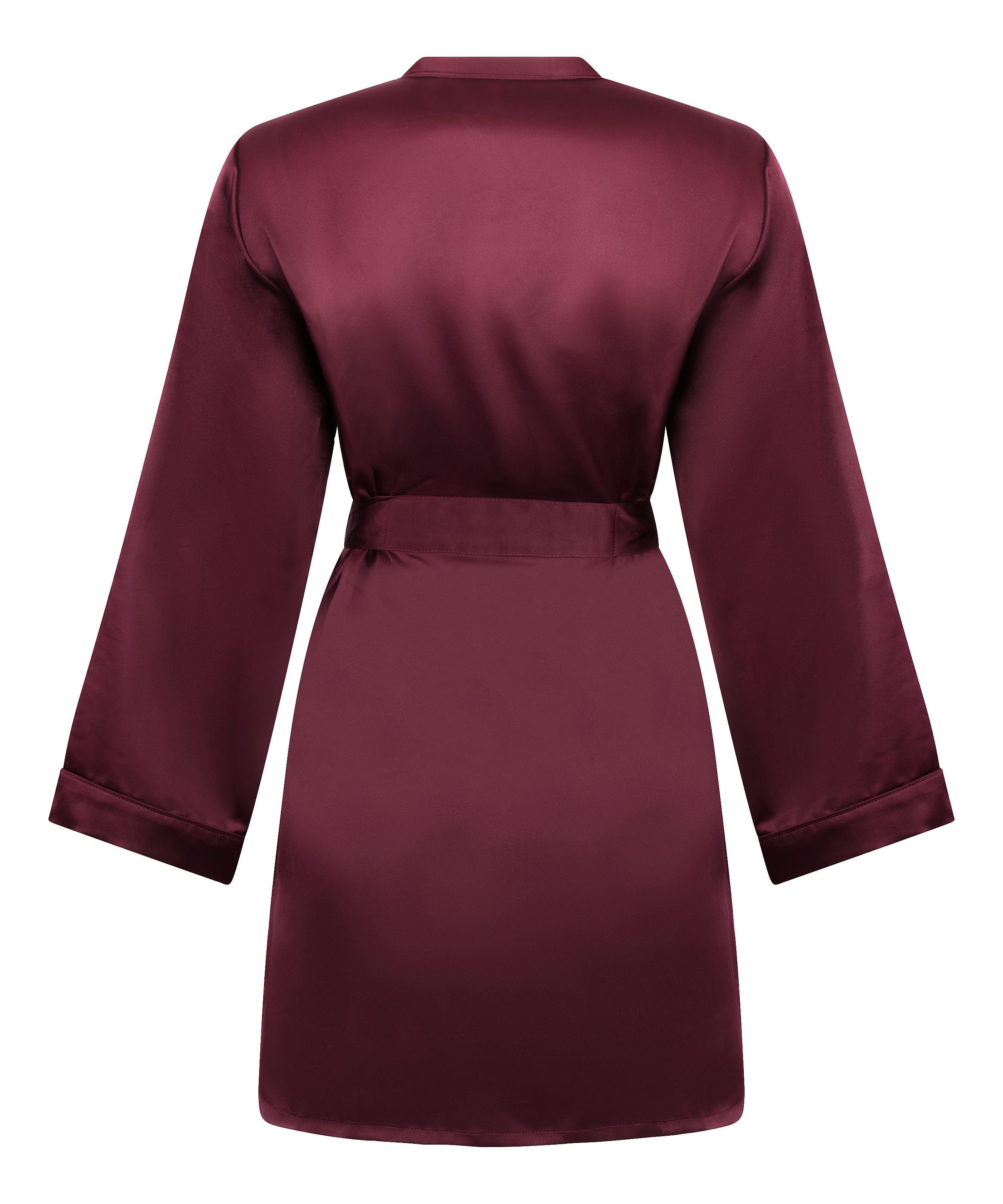 Kimono Satin, Rouge, main